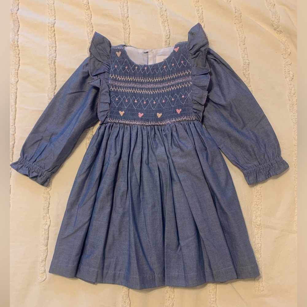 Maddie & Connor Heart Dress - 3T